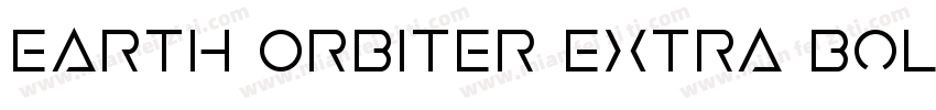 Earth Orbiter Extra Bold字体转换